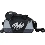 Motiv Ballistix Covert Black 2 Ball Tote Bowling Bag