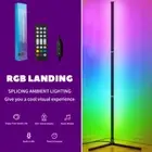 155cm RGB LED Corner Floor Lamp Ambient Light App Dimmable Music Sync Lamp AUS