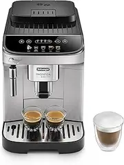 De'Longhi Magnifica Evo, Fully Automatic Coffee and Cappuccino Machine, 5 Recipes, ECAM290.​31.​SB, Silver & Black