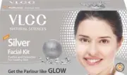 VLCC Silver Facial Kit Purifies and Detoxifies for Healthy Skin 60 Gram