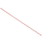 8mmx500mm Spiral Pink Line Solid Acrylic Round Rod PMMA Bar