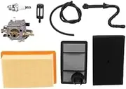 ZUXIM Carburettor, for lawn mowing, for, TS400 TS 400 Concrete Cut-Off Saw Carburetor With Air Filter Tune Up Kit HS-274E 4223-120-0600 Lawn Mower Tune Up Kit