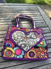 Brighton Love Groove II Canvas Tote Bag Artist Tom Clancy 1970s Inspired New