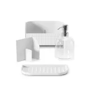 Umbra Sling Sink Caddy with Soap Dispenser Pump Bottle 500ml Kitchen Organizer