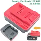 Battery Adapter For Bosch 18V GBA Li-Ion Converter to For Einhell 18V Power Tool