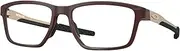 [Oakley] OX8153 Eyeglasses Bundle: OX 8153 METALINK 815314 Matte Grenache/Demo Lens and Eyewear Cleaning Kit