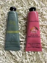 Crabtree & Evelyn Hand Therapy Cream Pear and Pink Magnolia 0.9 & 0.86 Set Of 2