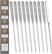 50 PCS Embroidery Sewing Machine Needles Size 75/11, Household Sewing Needles for Brother Sewing Machine