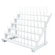 Thread Rack for 60 Spools or 30 Cones, Wall Mounted Large Thread Holder with ...