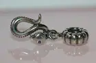 AUTHENTIC NIB PANDORA SLY DANGLE CHARM RETIRED 791100 BAGTAG BOX *BEWARE FAKES!
