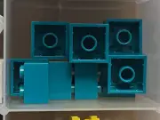 LEGO Parts - Dark Turquoise Brick 2 x 2 - No 3003 - QTY 10