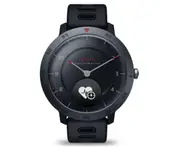 Heart Rate Blood Pressure Monitor Real-time Weather Temperature Reminders Mechanical Hands Smart Watch-BLACK