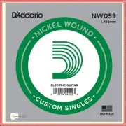 3 x D'Addario NW059 Single Nickel Wound .059 Electric Guitar String Custom Gauge