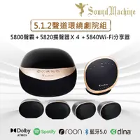 在飛比找PChome24h購物優惠-SoundMachine 5.1.2聲道環繞劇院組(SMC-