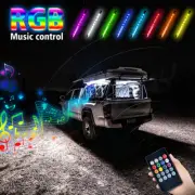 RGB LED Glow Car Interior Lamp Under Dash Footwell Seats Inside Lighting