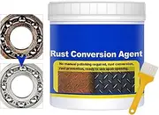 Rust Encapsulator Paint | 12.3 Oz Rust Converter Metal Primer | Highly Effective Water-Based Rust Reformer For Iron Parts, Steel Products, Galvanized, Rust Caused By Salt Stains