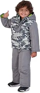 [Rothschild] Boys' Ski Jacket and Snowbib Snowsuit Set