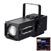 60W COB LED Ellipsoidal Stage Strobe Light 3200K DMX Manual Zoom/Focus