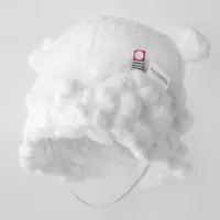 在飛比找momo購物網優惠-【HACOON 白雲】頂級今治毛巾 小熊耳朵帽(今治認證)