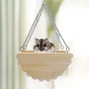 Hamster Wooden Swing Toy Hanging Bed For Gerbil Rat Mouse Dwarf Hamster AU
