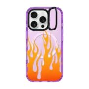 iPhone 16 Pro Impact Ring Stand Case MagSafe Compatible FIRE BY AF.ILLUSTRATIONS