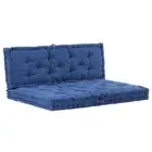 2x Outdoor Seat Cushion Patio Sofa Lounge Pallet Bench Chair Pads Cushions Blue