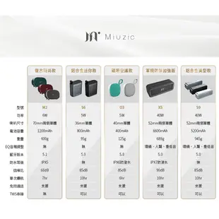 Miuzic沐音 鋁合金便攜藍牙喇叭SuperMetal S6 超輕量95g/HiFi高音質/可放口袋/10小時續航