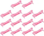 X AUTOHAUX Drip Retainer Clips No.7403A143/7403A289 - Car Roof Fastener Clips - for Mitsubishi Outlander 2013-2023 Plastic Pink - 14 Pcs