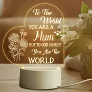 Mothers Day Gifts For Mum Night Light Bedside Lamp Night Light USB Power Supply