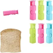 2/4PCS Portable Bread Bag Sealer Kitchen deposit Seal Sealing Bag Clips Mini Vacuum Sealing Clamp Kitchen Accessories 2/4 件装便携式面包袋封口器厨房储物密封密封袋夹迷你真空密封夹厨房配件/578