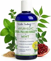 NEW & IMPROVED ! Ayurvedic Oral Pulling Rinse By Dale Audrey MINT W/ Neem Myrrh Clove & Oil of Oregano. 8oz (1.5 Month-1tsp) Natural & Organic! Swish 30 seconds - 20 mins for an amazing cleanse!