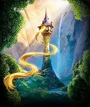 Diamond Art Kits for Adults and Kids, Full Drill Round Rhinestone Paint with Diamonds, Tangled Diamond Painting and Dotz (12X16 Inch)