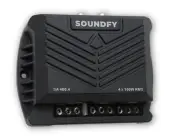 Amplificador Multicanal SA 400.4 2Ohmios 400Vatios RMS 4Canales RCA Multicanal