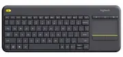 Logitech K400+wireless Keyboard with Integrated Touch Pad Unifying Receiver,blk -1yr Wty