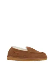 Mens Hush Puppies Leander Slippers Warm Winter Slip On Chestnut Suede 7