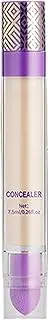 Concealer for Dark Circles, 4 in 1 Waterproof Full Coverage Long Lasting Corrector Stick, 7.5ml Hydrating Cc Cream for Radiant Brightening Natural Finish