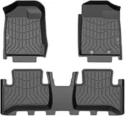 KIWI MASTER Car Floor Mat Fit for MUX MU-X 2013-2020 - 3D TPE Anti-Slip Floor Mats Custom Fit Front & Rear Liner Waterproof, All Weather Protection