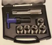 NPT Taper Powercoil Wire Thread Repair Insert Kit 1/8 1/4 3/8 1/2 to 1" Pipe Tap