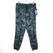 Splendid Army Green Camo Print Joggers Pants Size L