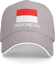 Support Indonesia Flag Hat Indonesian Caps for Men Women I Stand with Indonesia Baseball Cap Trucker Hat