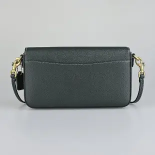 【COACH】COACH Wyn Crossbody電鍍金C字LOGO牛皮磁釦式斜背包(亞馬遜綠)