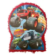 Ya Otta Blaze Pinata Pull String Party Supply 21.5” L x 17.75" W x 3" H