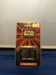 STAR WARS EPISODE I MOVIE LOGO APPLAUSE RARE COLLECTIBLE PIN! NEW IN PACKAGE