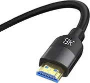 Oxtxuzdm Video Line HDTV Port Video Cable Supports 8K at 60Hz and 4K at 120Hz for Cameras Laptops Screens Extension Cord