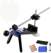 Professional Chef Knife Sharpener Kitchen Sharpening System Fix Angle 4 Stones