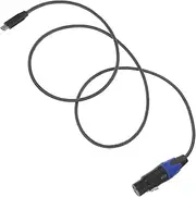 Kisangel Type C to XLR Cable Microphone Extension Cord Durable Connect Cable for Audio Equipment Easy for Guitar and Console Use