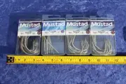 LOT 40 MUSTAD 7731A-DT HOOK SIZE 10 SEA DEMON BIG GAME FISHING LURES BLACK BART