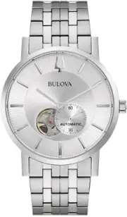 Bulova Men's Classic Dress 3-Hand 21- jewel Automatic Watch 42 Hour Reserve