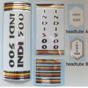 Indi 500 decals retro vintage bicycle