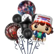 9pcs Stranger Things Theme Foil Balloon Set Kids Biirthday Decorations